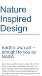 Mobile Screenshot of natureinspireddesign.com